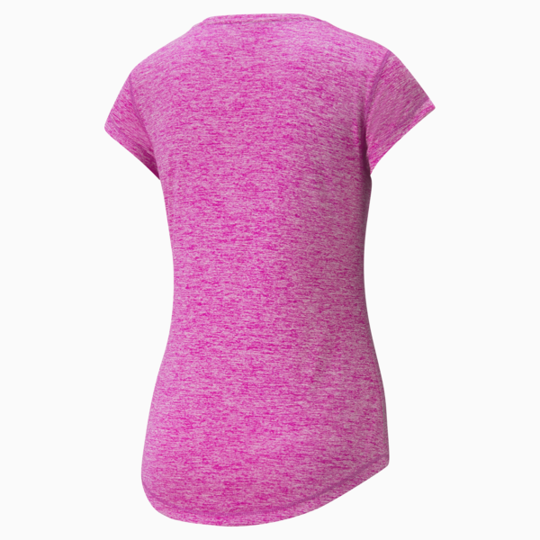 Favourite Heather Cat Women's Training Tee, Deep Orchid Heather-PUMA AOP Cat, large-ZAF