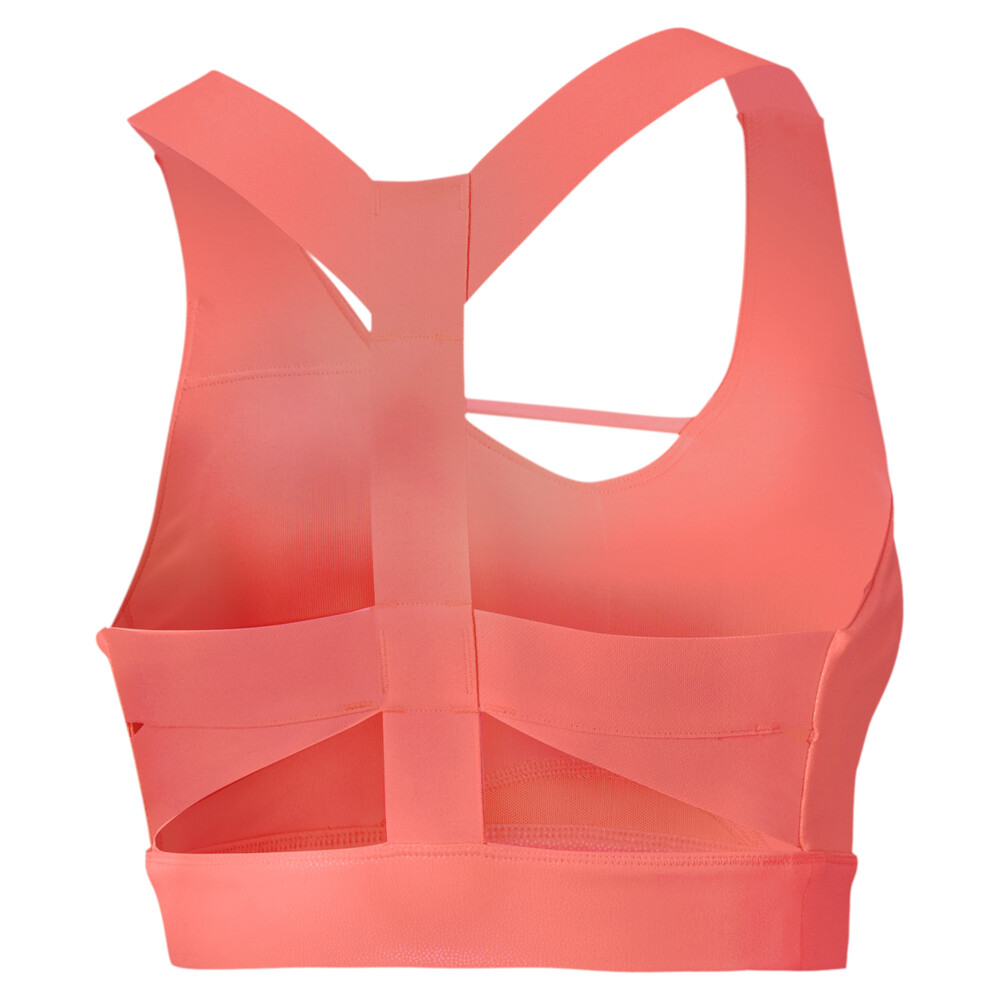 Mid Impact Pearl Women's Training Bra Orange PUMA