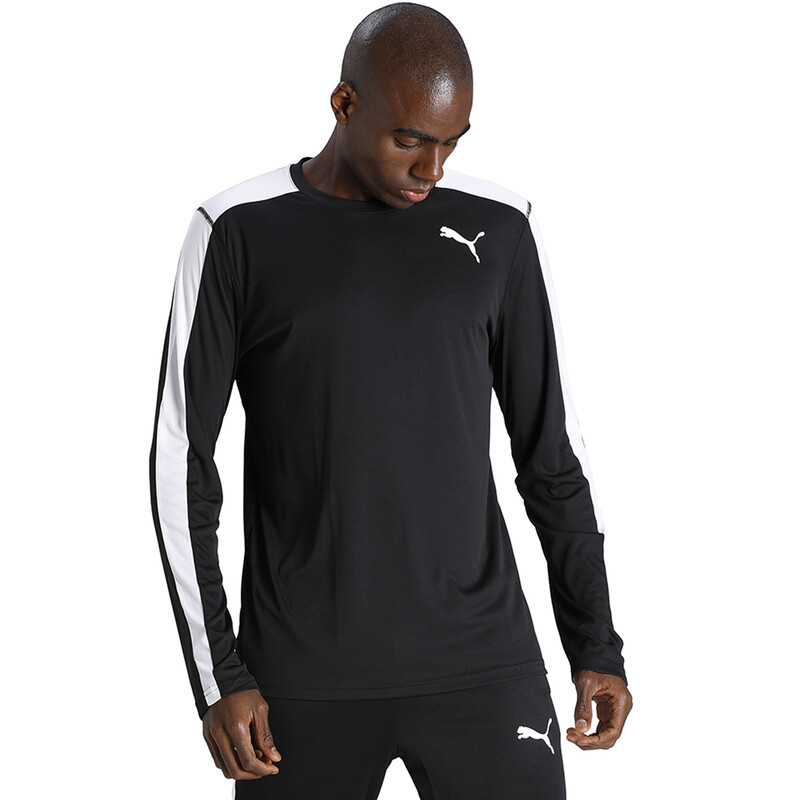 

Men's PUMA Cross The Line Long Sleeve Track And Field Performance Fit T-shirt