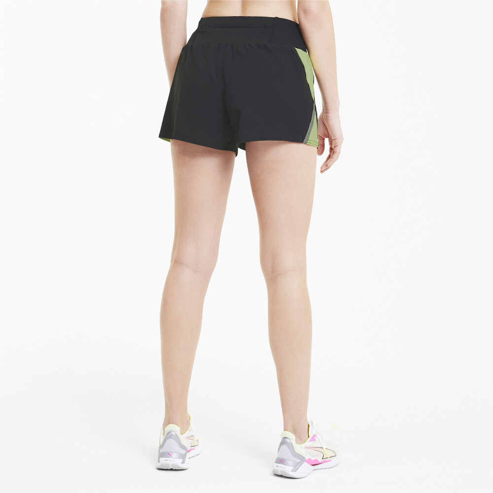 

PUMA - female - Шорты Run Woven 3" Short – Puma Black-Fizzy Yellow –, Черный