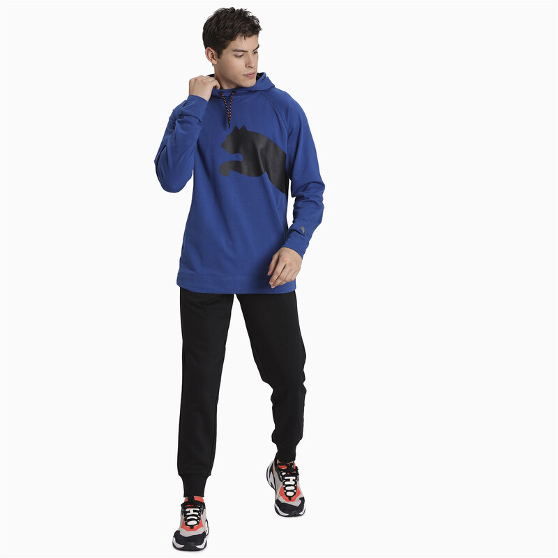 

Men's PUMA Cat Training Hoodie, Black/blue