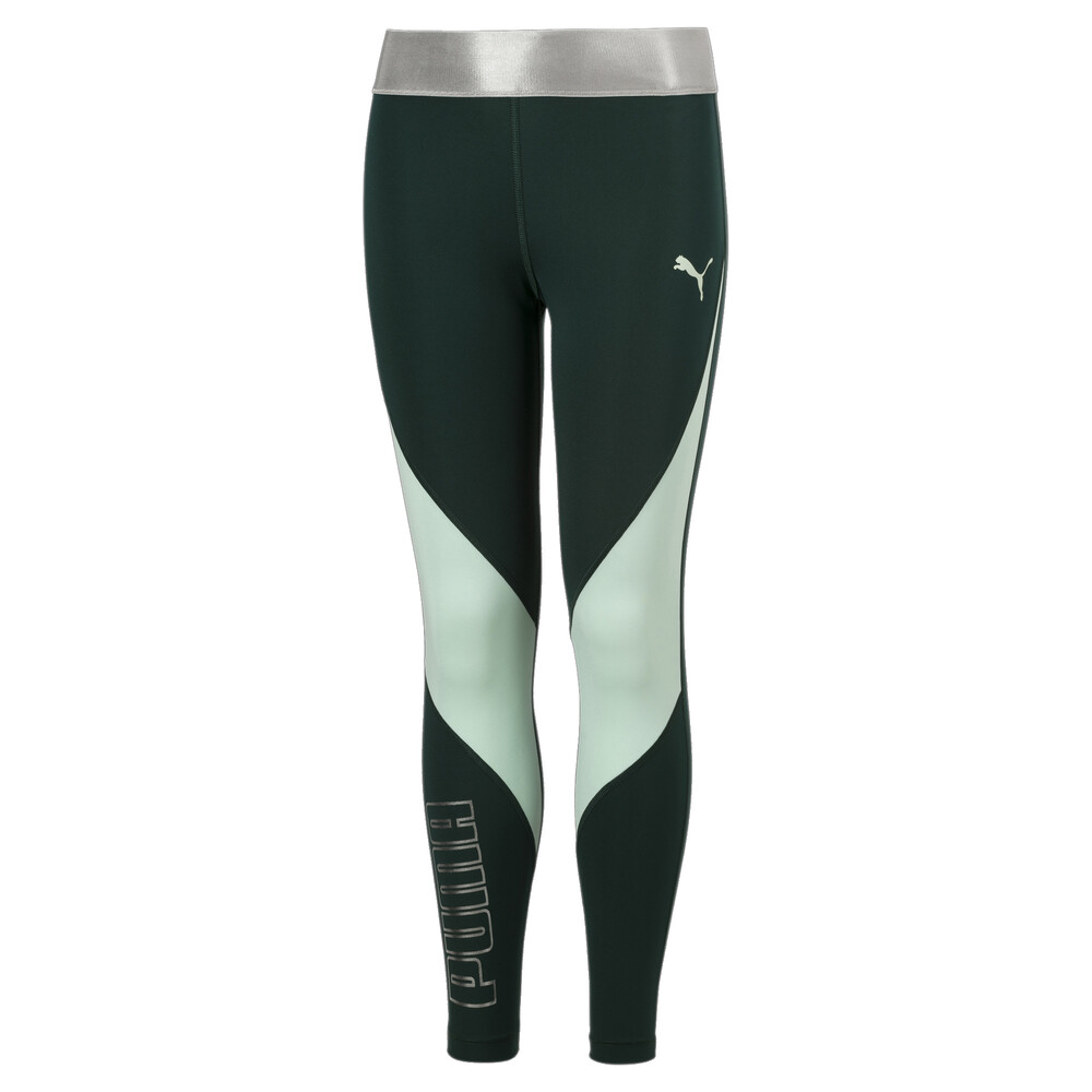 фото Леггинсы metallic splash girls' leggings puma
