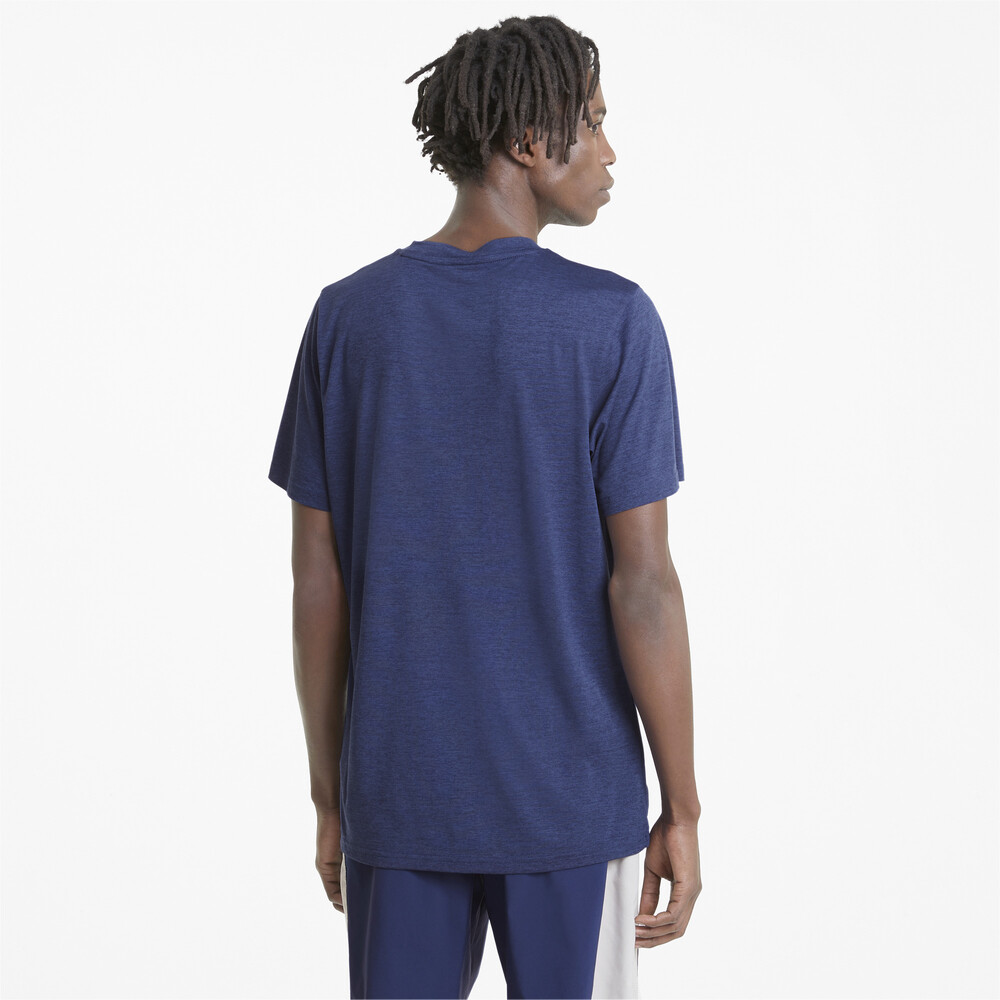 

PUMA - male - Футболка Favourite Heather Cat Short Sleeve Men' Training Tee – Elektro Blue Heather –, Синий