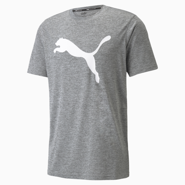Playera Favourite Heather Cat para Hombre, Medium Gray Heather-White, large-MEX