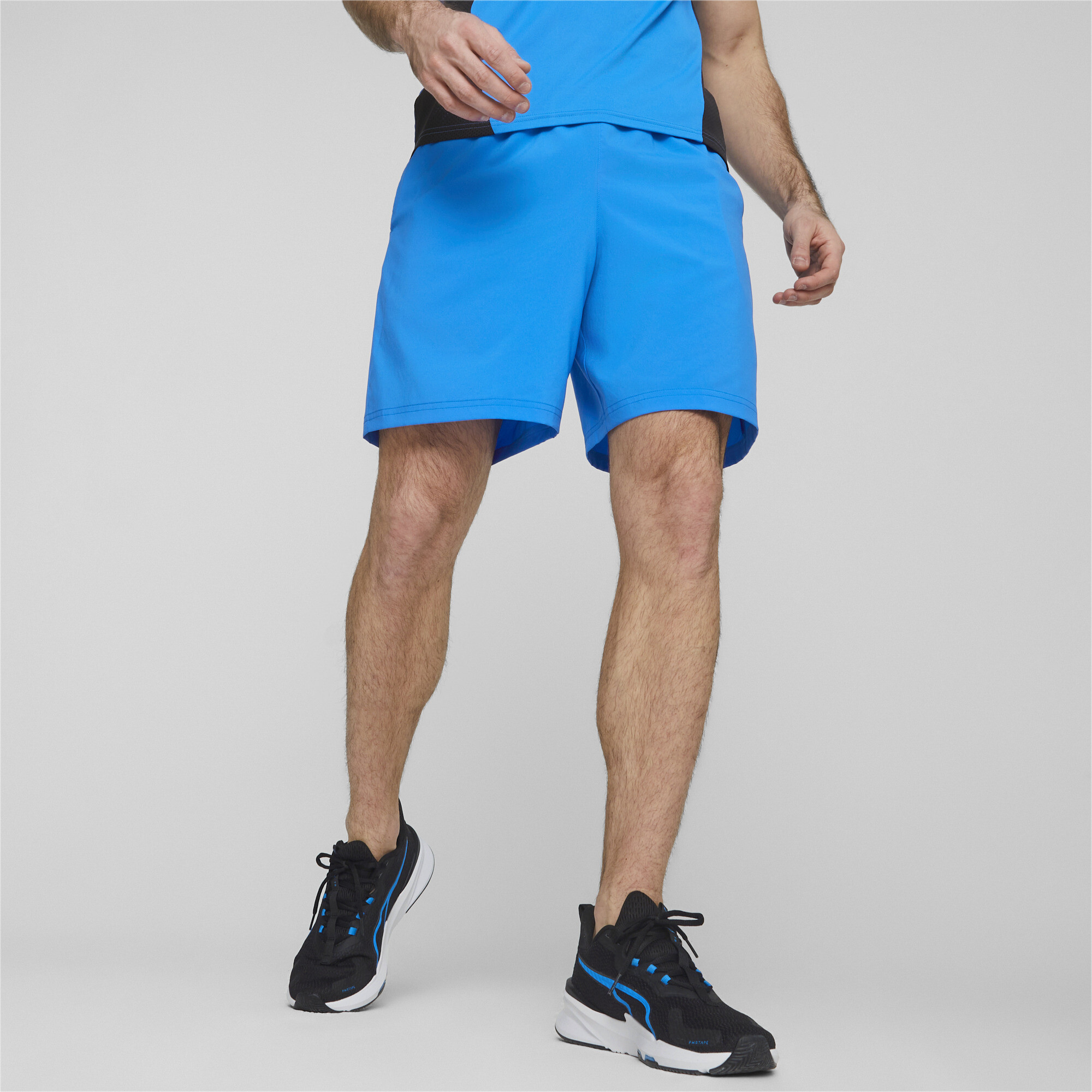 Men's Puma Favourite Blaster 7's Training Shorts, Blue, Size 4XL, Clothing