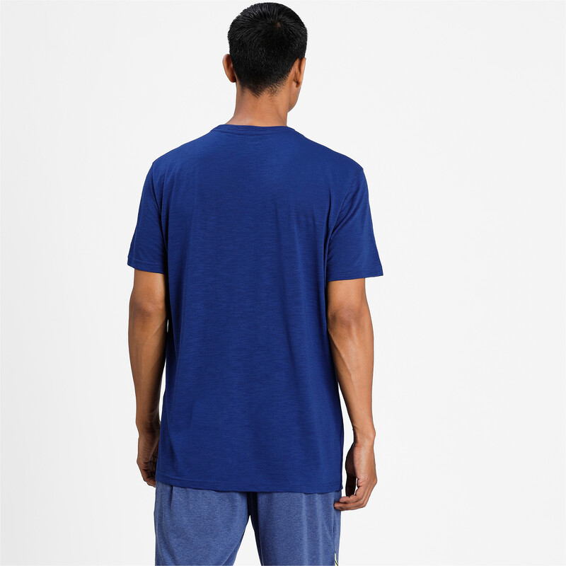 

Men's PUMA Performance Branded Training T-Shirt, Black/blue