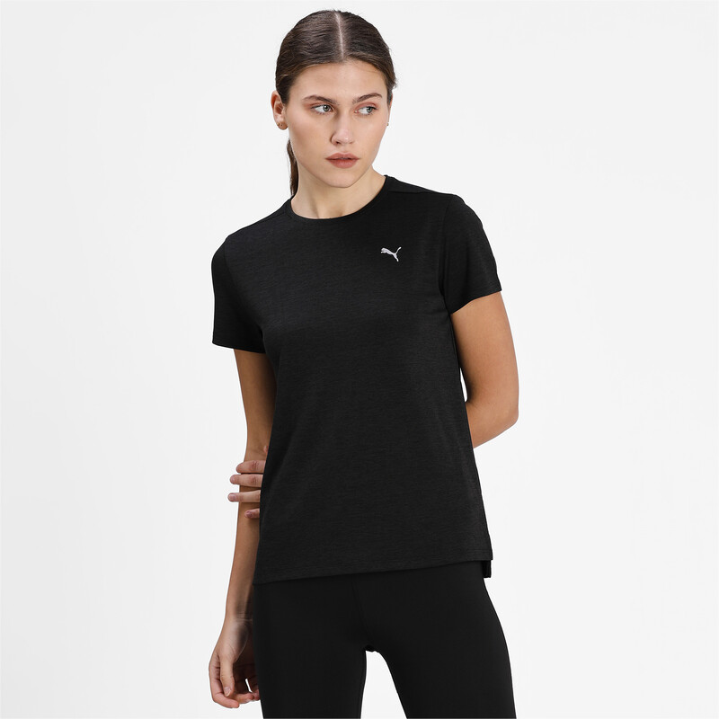 

Women's PUMA Favourite Heather Running T-shirt, Black/gray