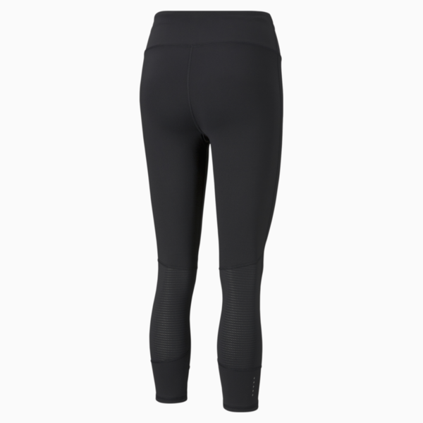 Favourite Women's 3/4 Running Leggings, Puma Black, large-ZAF