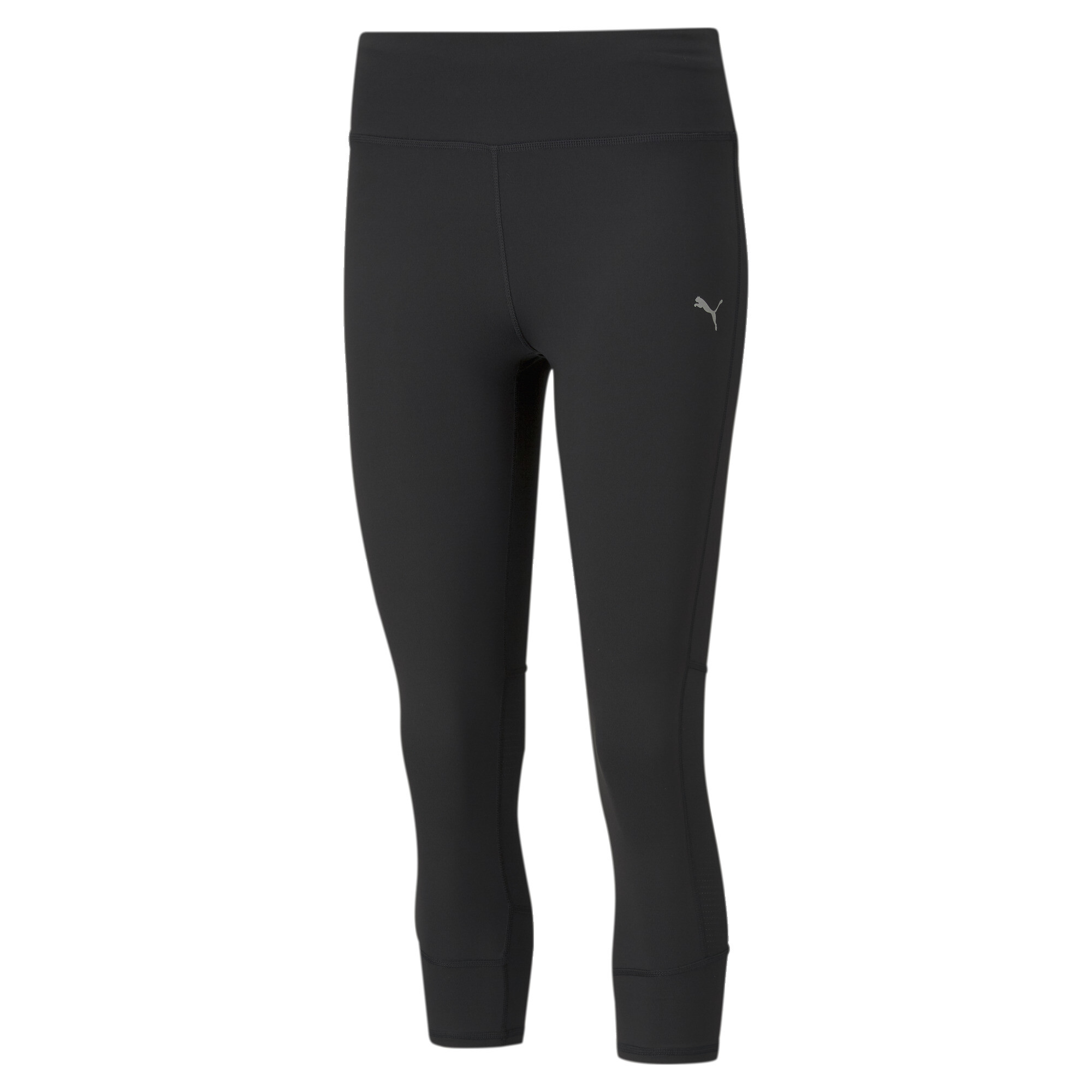 Women's PUMA Favourite 3/4 Running Leggings In Black, Size XL