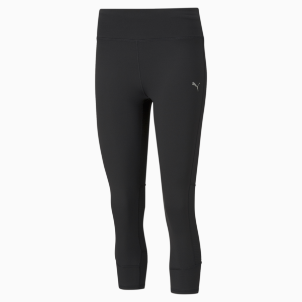 Favourite Women's 3/4 Running Leggings, Puma Black, large-ZAF