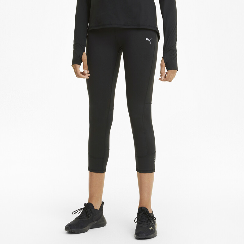 Women's PUMA RUN Favourite 3/4 Running Slim Tights in Black size S