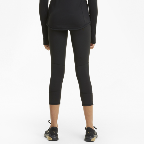 Favourite Women's 3/4 Running Leggings, Puma Black, large-ZAF