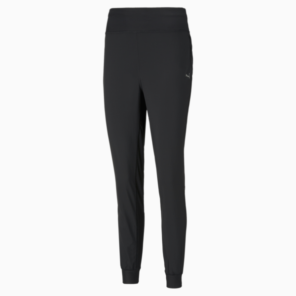 Pants de running de corte cónico Mujer Favourite, Puma Black, large-MEX