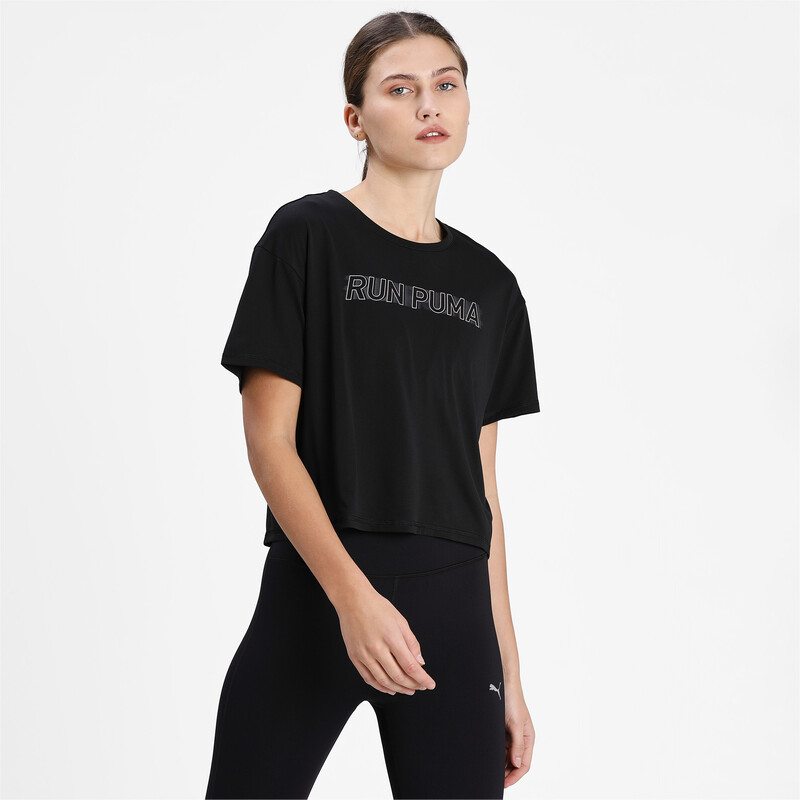 

Women's PUMA COOLadapt Skimmer Running Relaxed T-shirt, Black