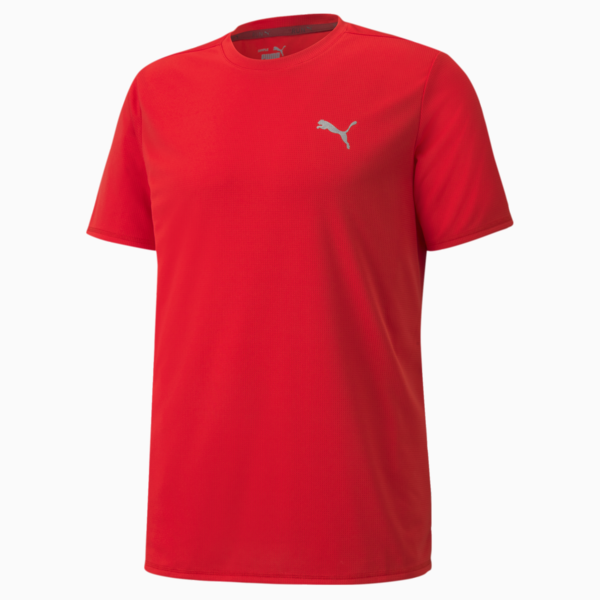 Favourite Short Sleeve Men's Running Tee, High Risk Red-Intense Red, large-MEX