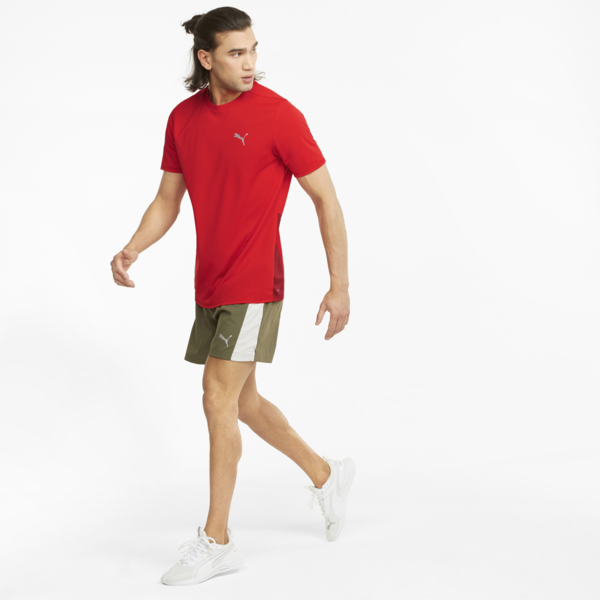 Favourite Short Sleeve Men's Running Tee, High Risk Red-Intense Red, large-MEX