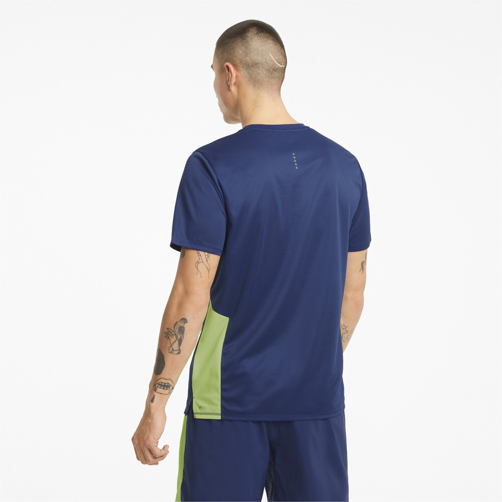 

PUMA - male - Футболка Favourite Short Sleeve Men's Running Tee – Elektro Blue-Yellow Alert –, Синий