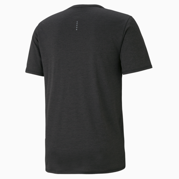 Favourite Heather Short Sleeve Men's Running Tee, Puma Black Heather, large-ZAF