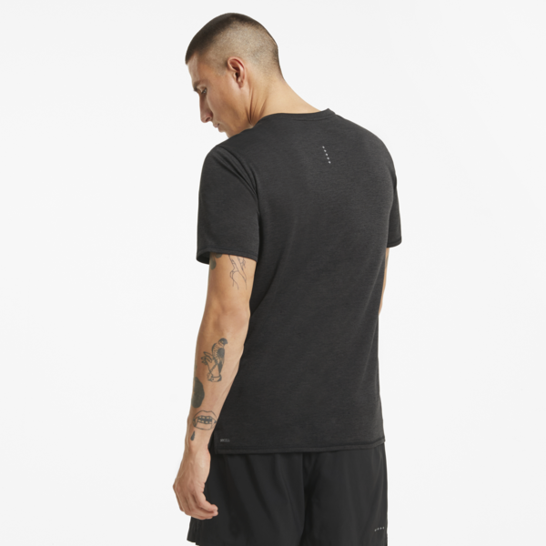 Favourite Heather Short Sleeve Men's Running Tee, Puma Black Heather, large-ZAF
