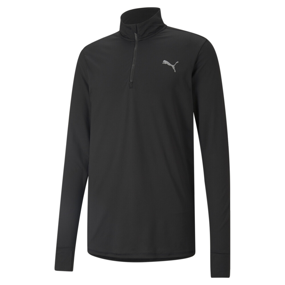 фото Футболка с длинным рукавом favourite quarter-zip men's running tee puma
