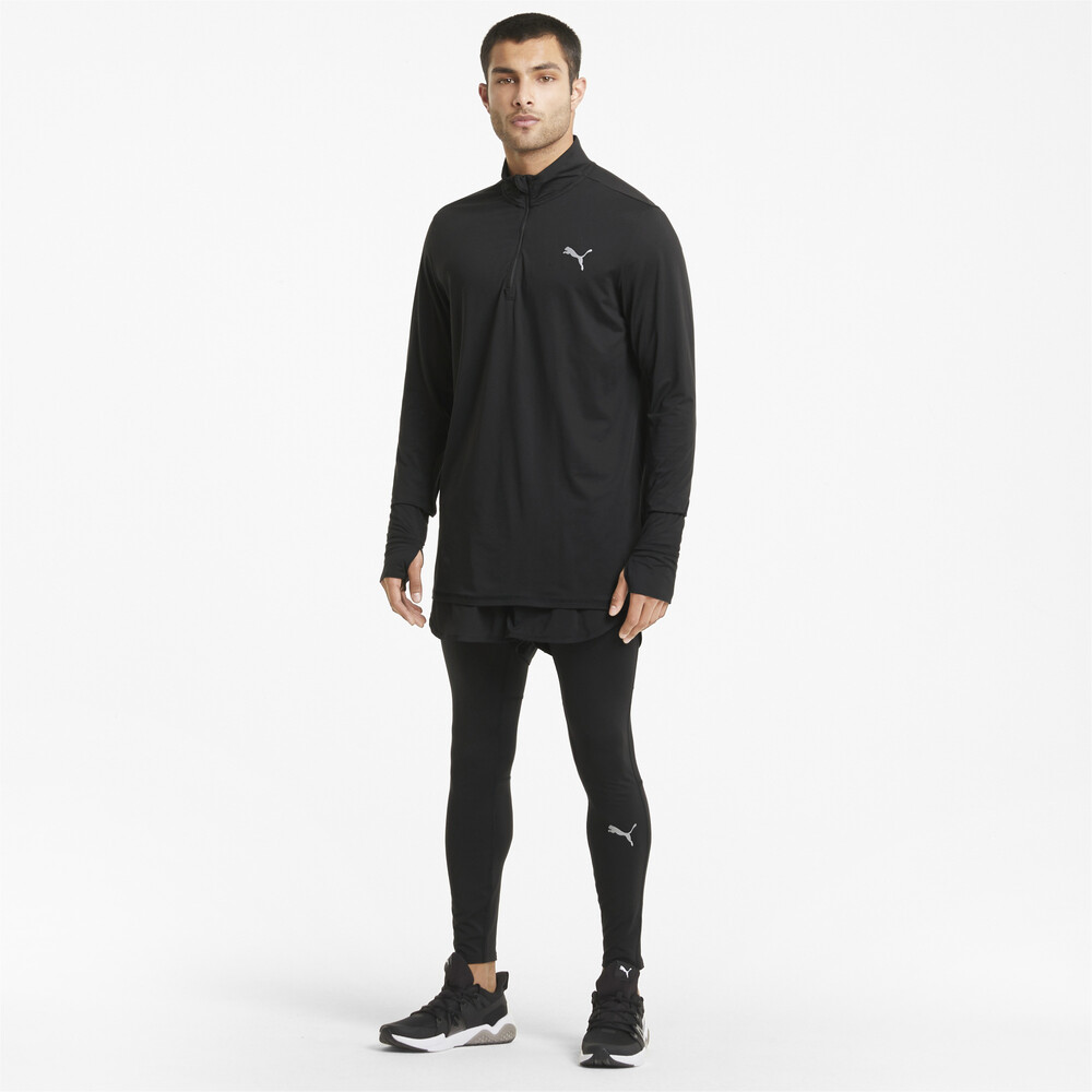 фото Футболка с длинным рукавом favourite quarter-zip men's running tee puma