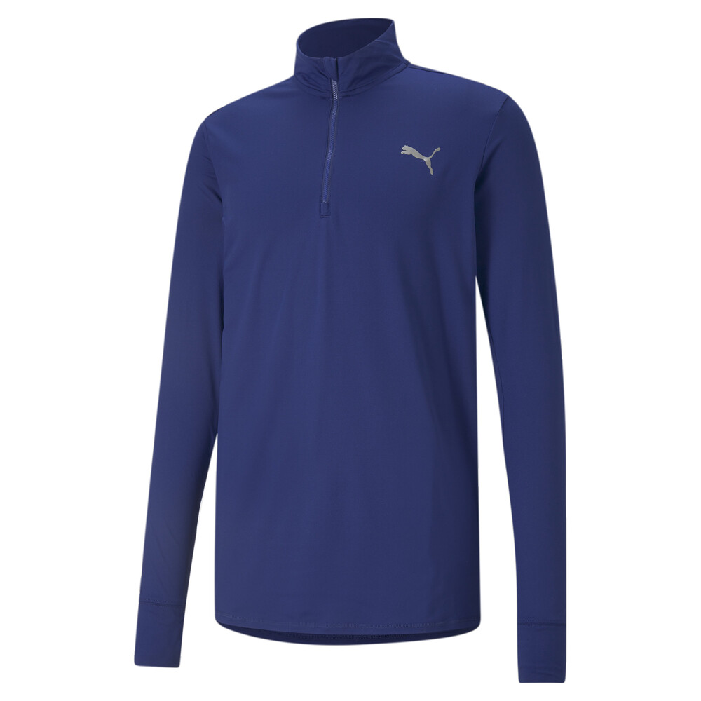фото Футболка с длинным рукавом favourite quarter-zip men's running tee puma