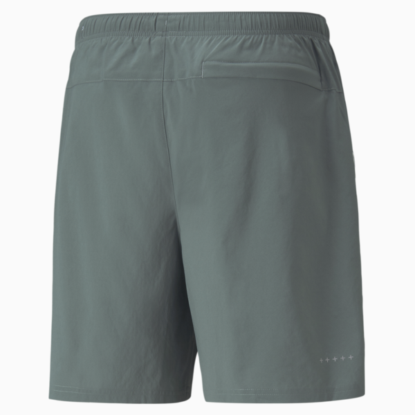Favourite Woven 7" Session Men's Running Shorts, Balsam Green-Nimbus Cloud, large-MEX