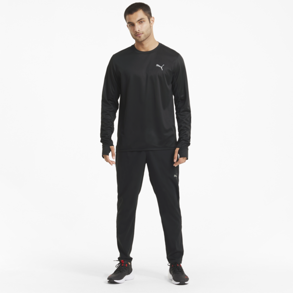 Favourite Tapered Men's Running Pants, Puma Black, large-ZAF