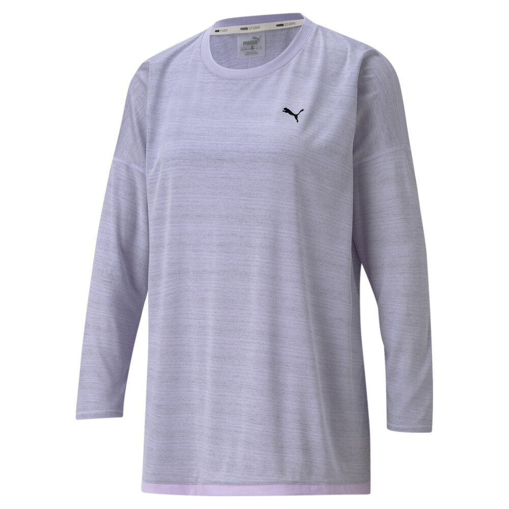 фото Футболка с длинным рукавом studio graphene long sleeve women's training top puma