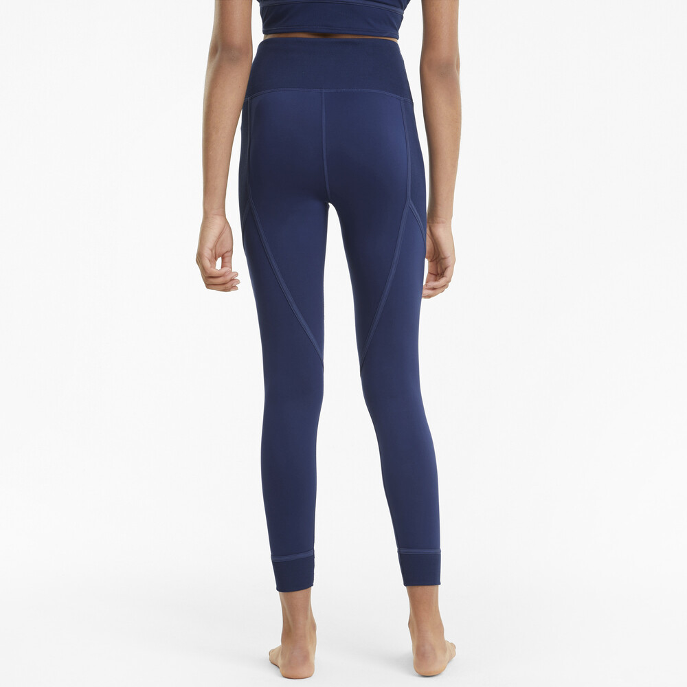 

PUMA - female - Леггинсы Studio Ribbed High Waist 7/8 Women' Training Leggings – Elektro Blue –, Синий