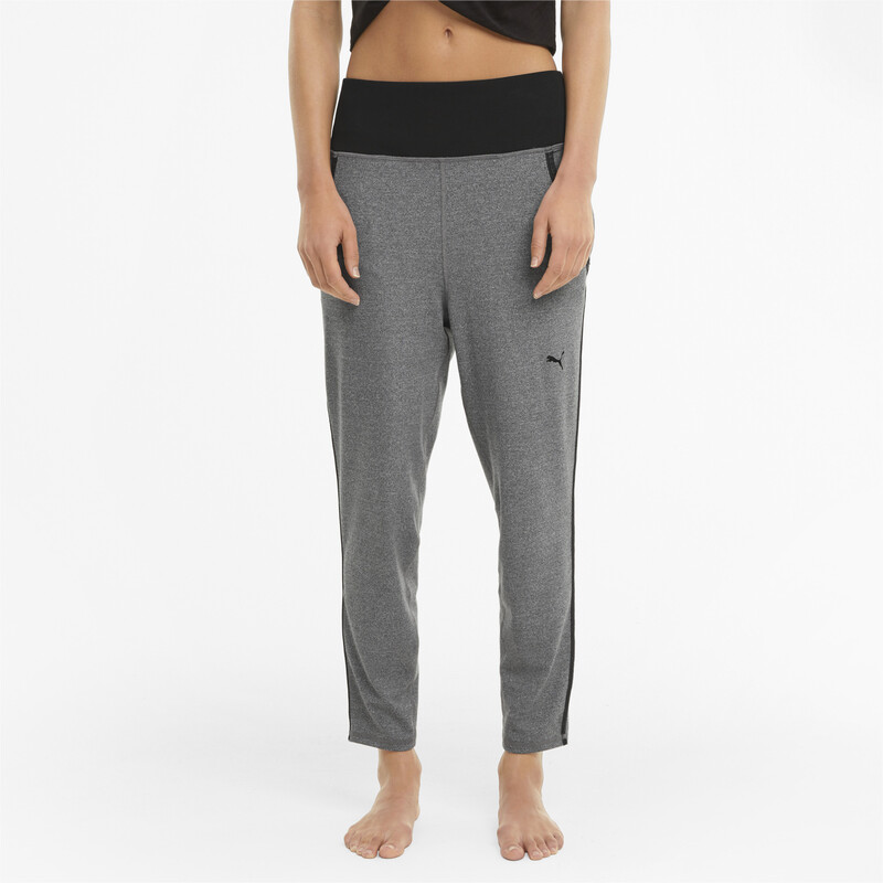 

Women's PUMA Studio Rib Training Joggers, Gray