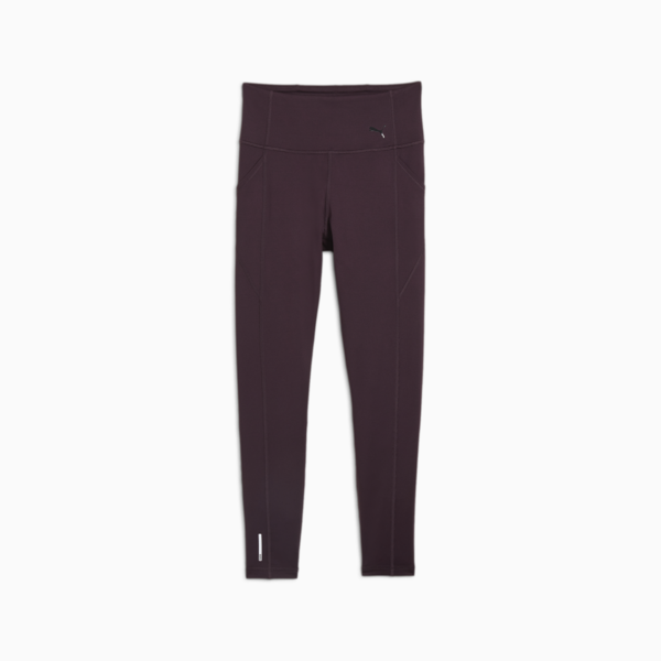 Favourite FOREVER High Waist 7/8 Training Leggings Women, Midnight Plum, large-ZAF