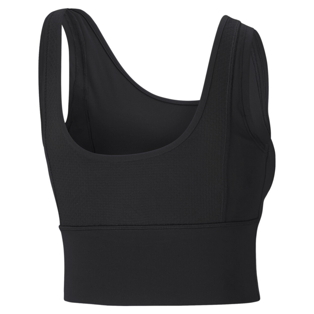 Fitted Women's Training Crop Top Black PUMA