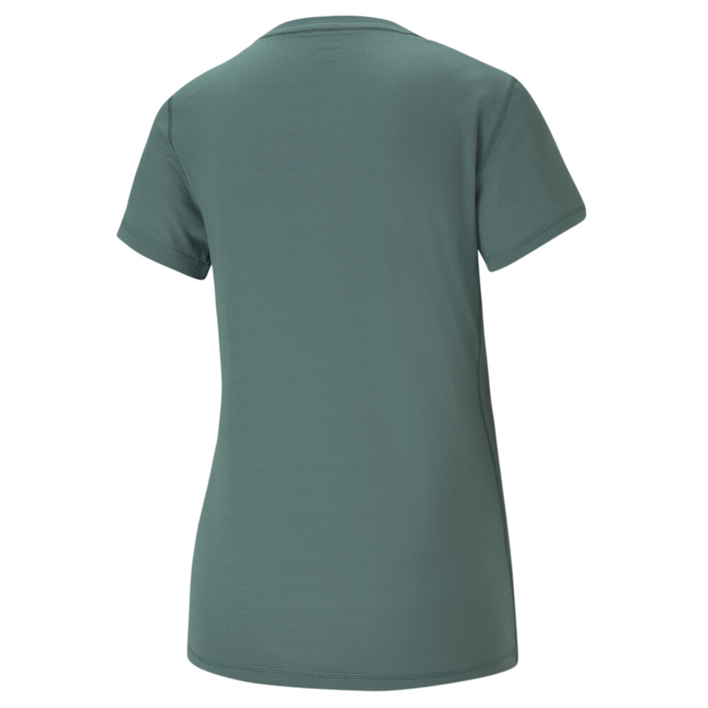 

PUMA - female - Футболка Performance Slogan Short Sleeve Women' Training Tee – Blue Spruce –, Зеленый