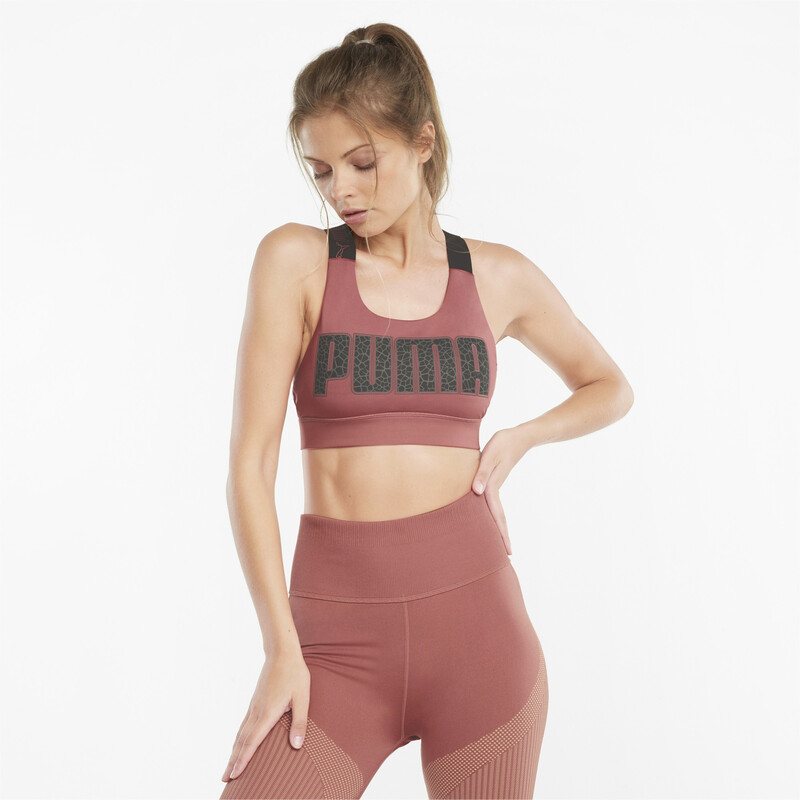 

Women's PUMA Feel It Mid Impact Training Bra, Black