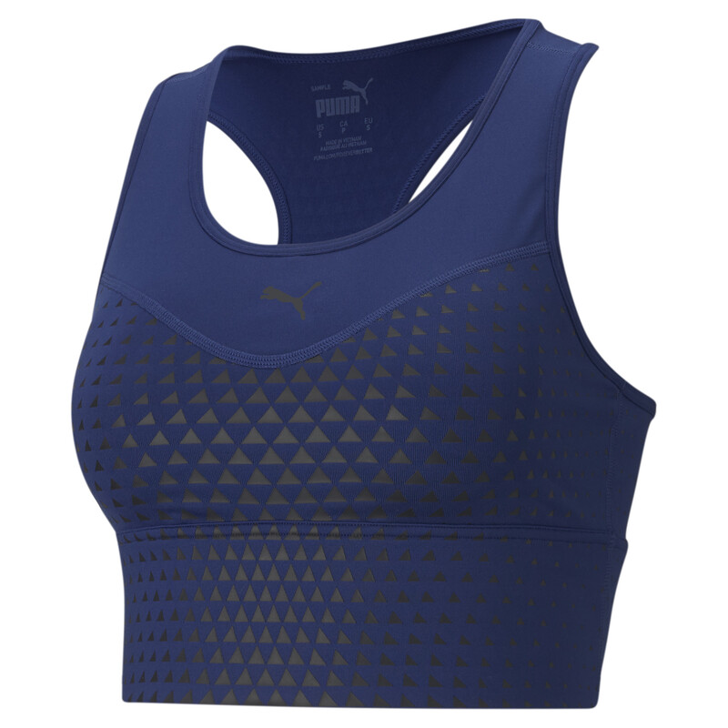 

Women's PUMA Long Line Mid Graphic Training Bra