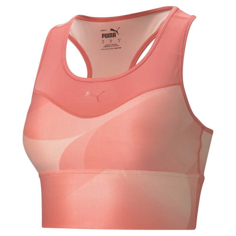 

Women's PUMA Long Line Mid Graphic Training Bra