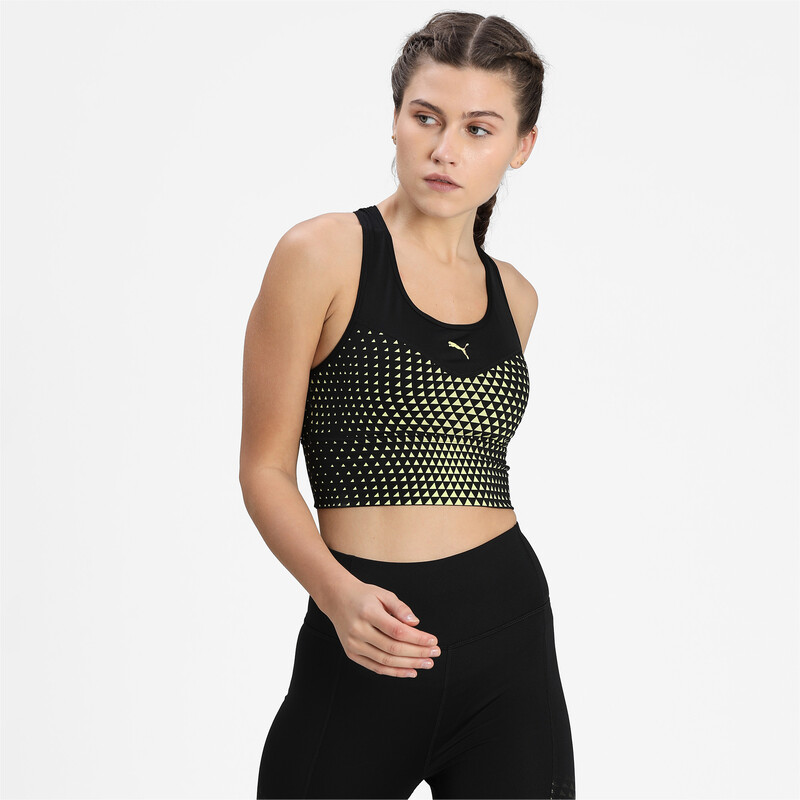

Women's PUMA Long Line Mid Graphic Training Bra