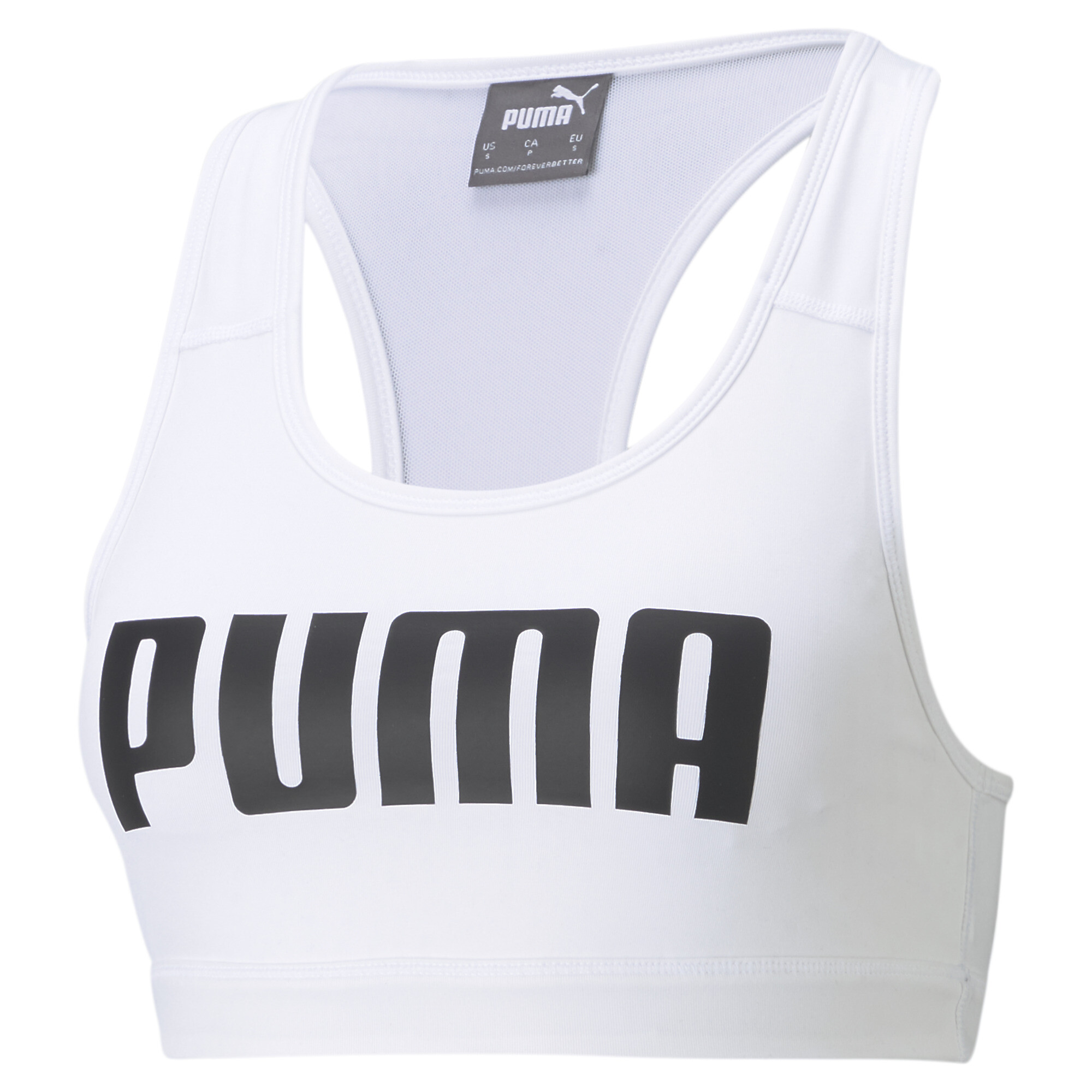 White puma cheap sports bra