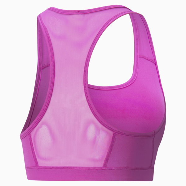 Mid Impact 4Keeps Training Bra, Deep Orchid-Puma Black-CAT, large-ZAF