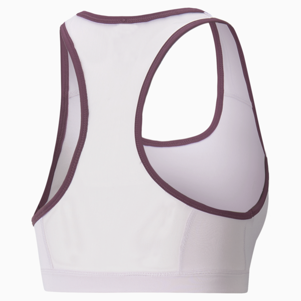 Mid Impact 4Keeps Training Bra, Lavender Fog-Grape Wine-PUMA, large-ZAF