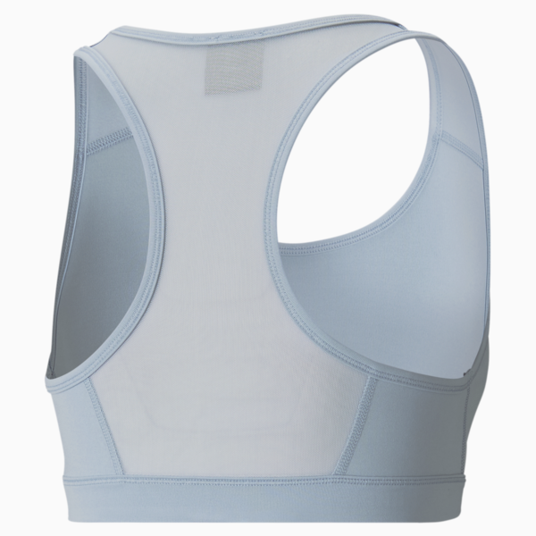 Mid Impact 4Keeps Women's Training Bra, Blue Fog-Metallic Silver Cat, large-MEX