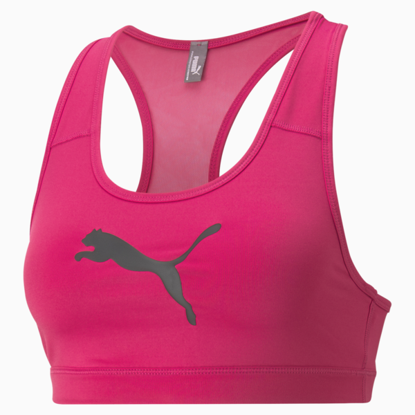 Mid Impact 4Keeps Training Bra, Orchid Shadow-PUMA Black, large-ZAF