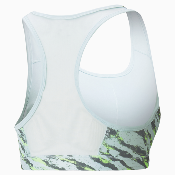 Mid 4Keeps Graphic  Training Bra, Nitro Blue-Multi print, large-ZAF