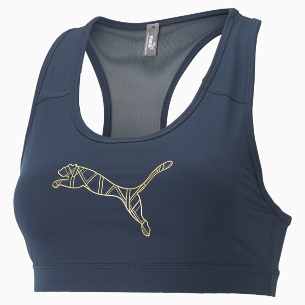 Top deportivo Mid 4Keeps, Marine Blue-Gold Big Cat, large-MEX