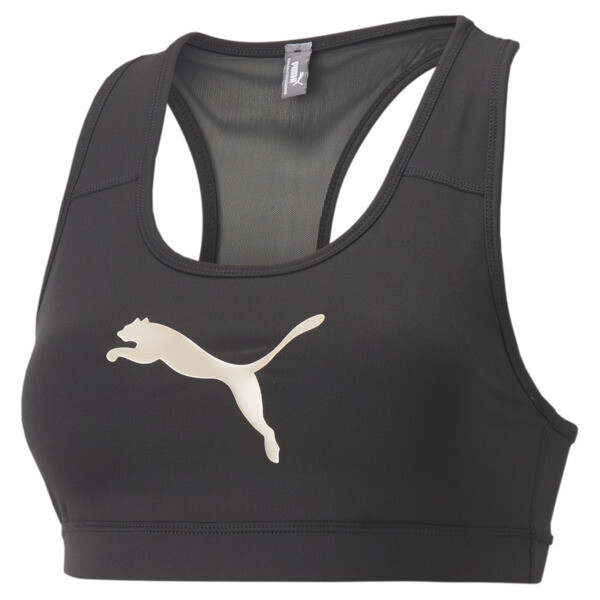Mid 4Keeps Graphic Training Bra black PUMA