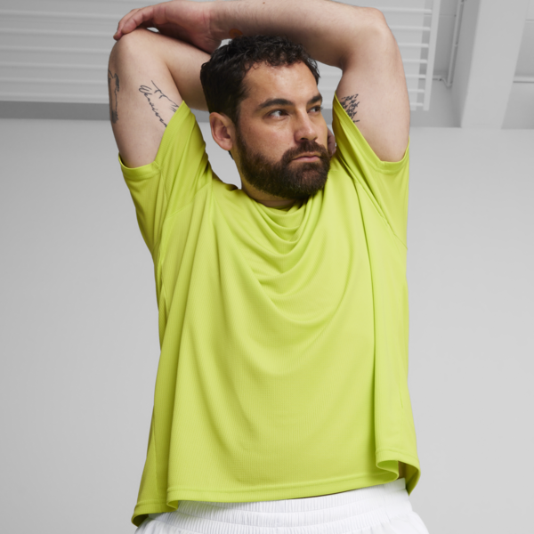 Performance Short Sleeve Men's Training Tee, Lime Pow, large-MEX