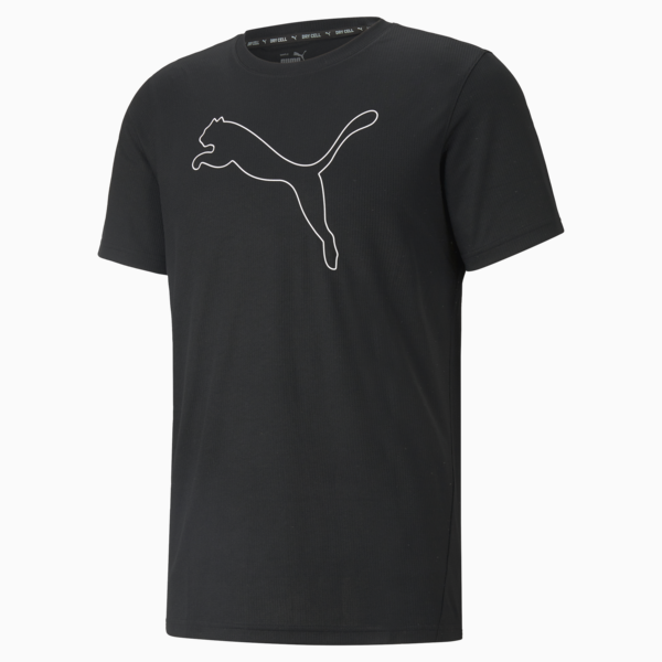 Performance Cat Training Tee Men, Puma Black, large-ZAF