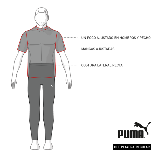 Playera Performance Cat para Hombre, High Risk Red, large-MEX