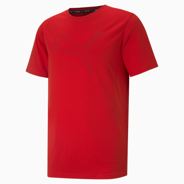 Playera Performance Cat para Hombre, High Risk Red, large-MEX